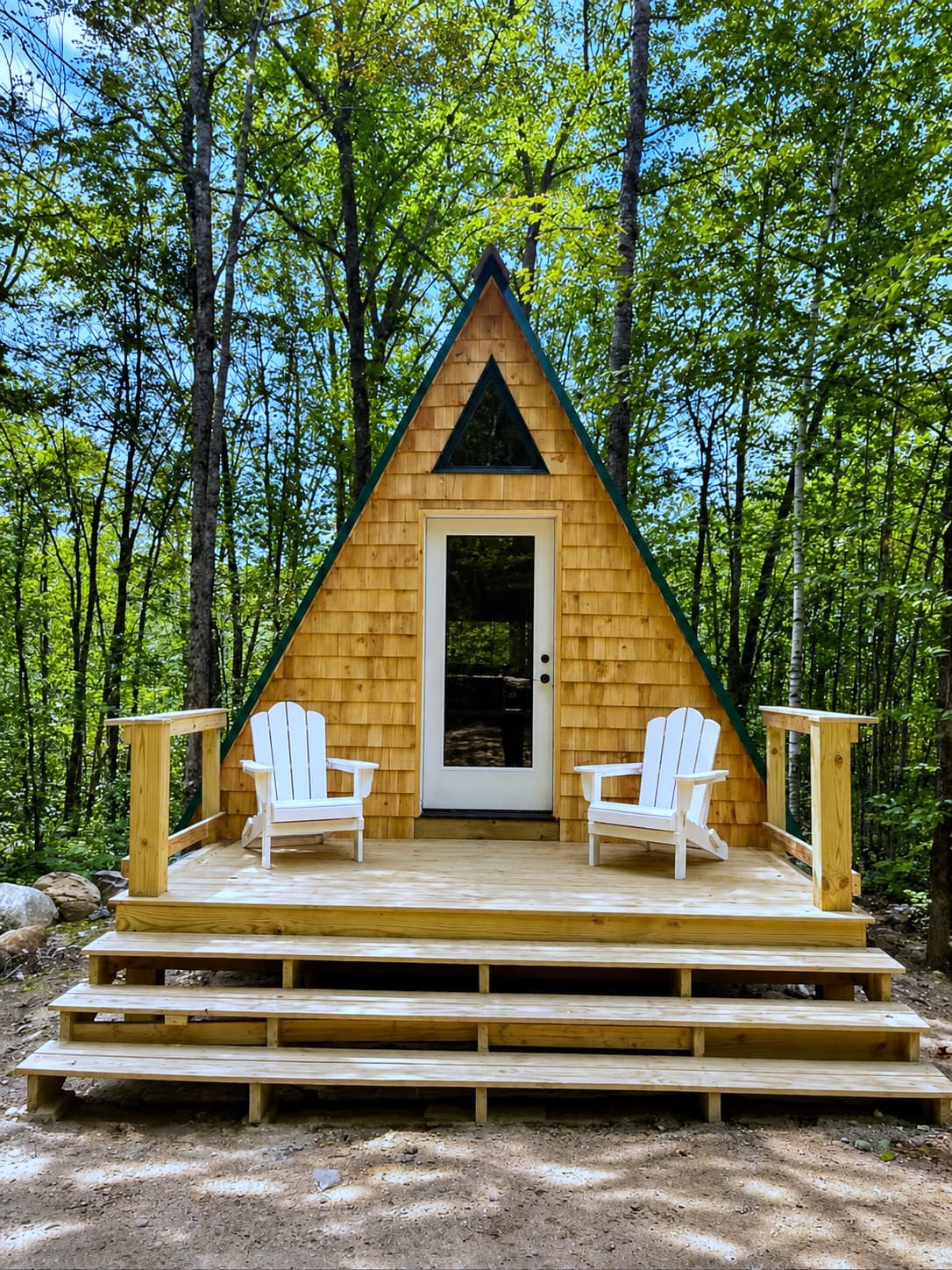 The Beech — Rustic A-Frame Cabin